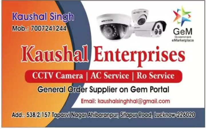 Cover photo of Kaushal Enterprises | Best Cctv Camera